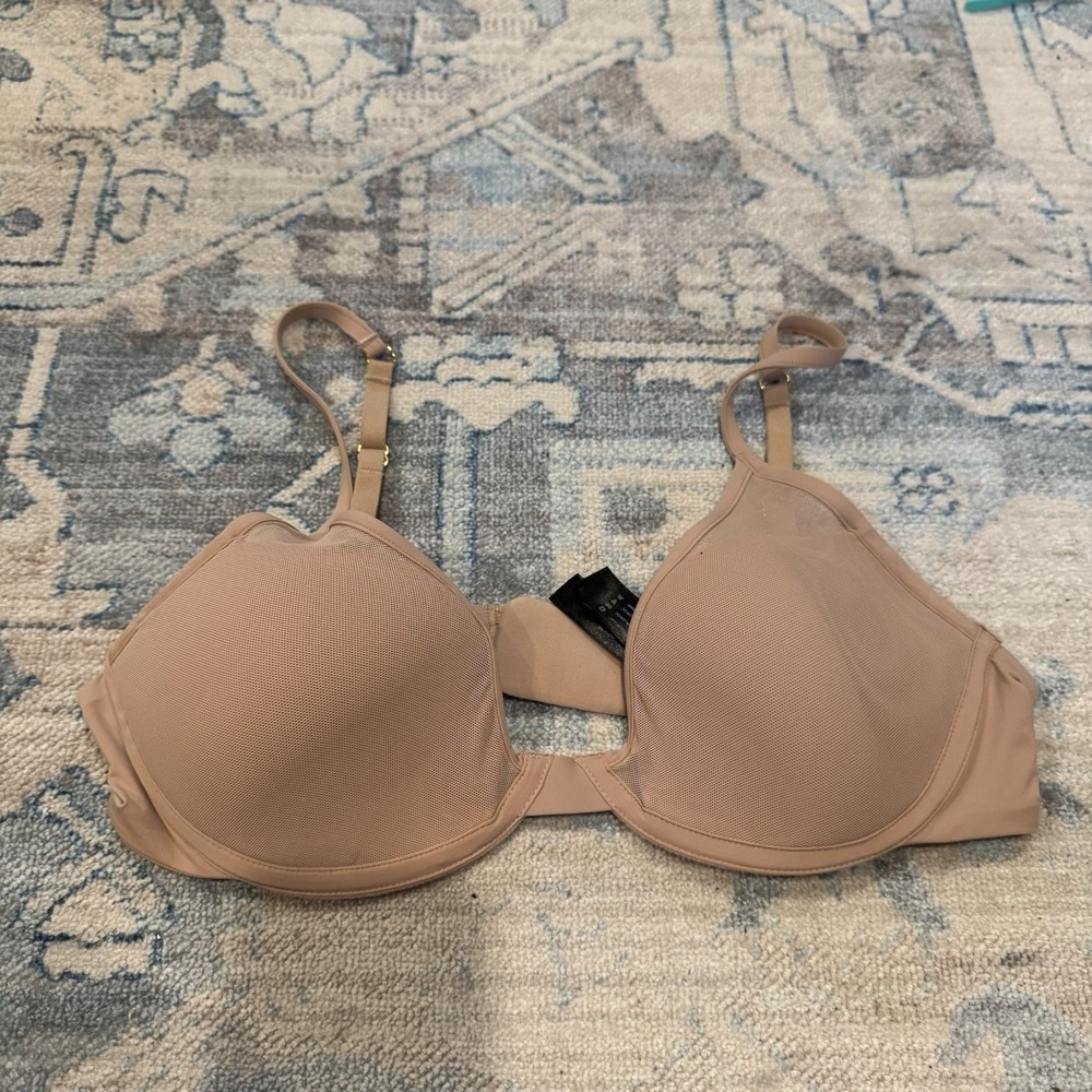 Pepper All You Bra Mesh Womens 34B Beige Underwire Small Bust